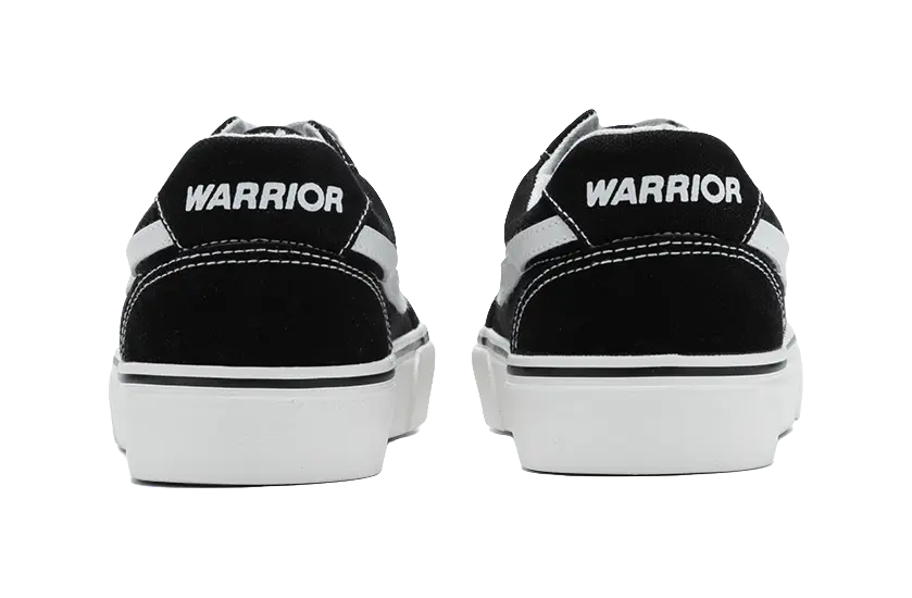 Warrior Slip Resistant, Abrasion Resistant, Lightweight Low top Canvas Shoes Unisex Black White  VJSNEAKER