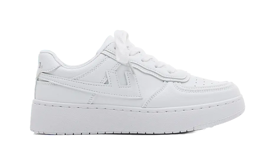 Warrior Slip Resistant, Abrasion Resistant, Lightweight Low top Skateboard Shoes Unisex White 