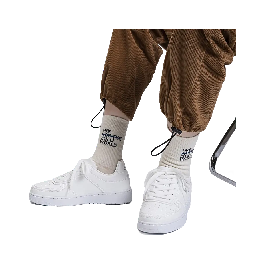 Warrior Slip Resistant, Abrasion Resistant, Lightweight Low top Skateboard Shoes Unisex White 