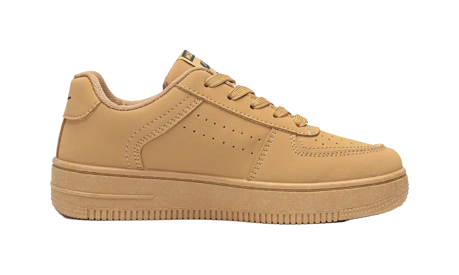 Warrior Slip Resistant, Abrasion Resistant, Lightweight, Height Increasing Low top Skateboard Shoes Men's Earth Yellow 