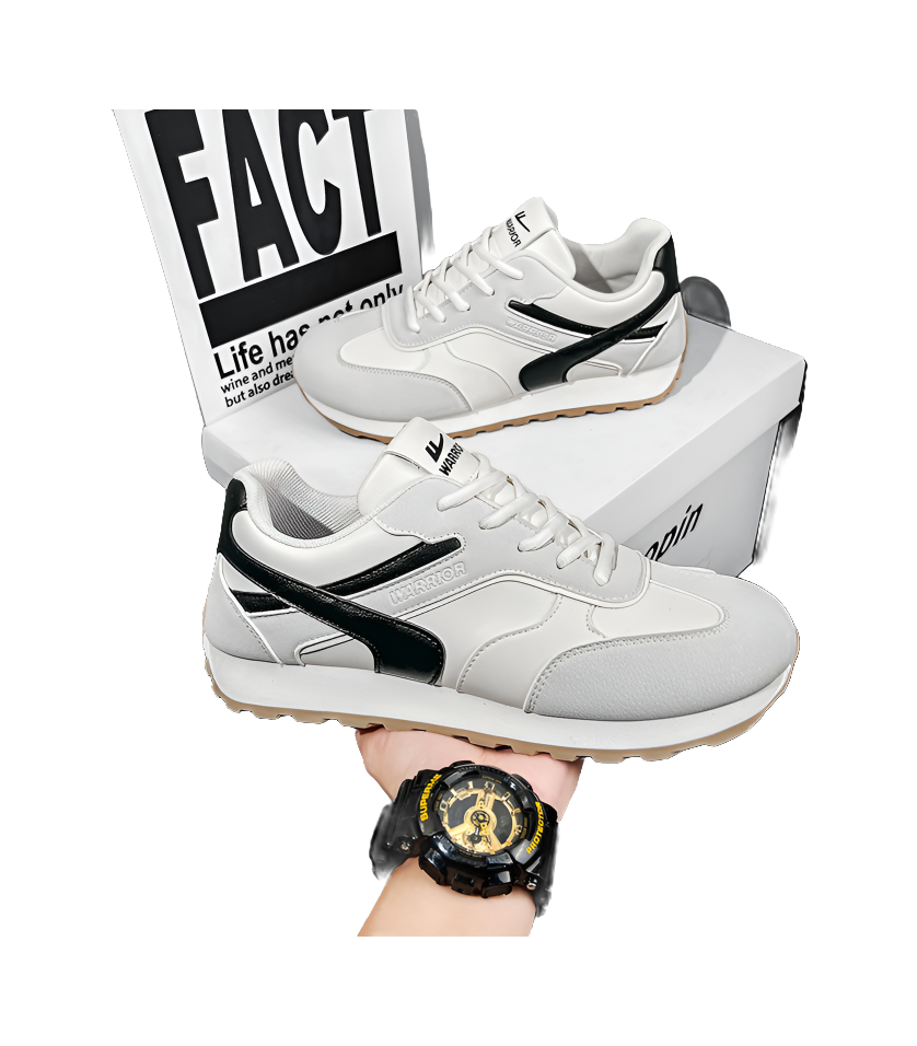 Warrior Slip Resistant, Abrasion Resistant, Quick Dry Casual Shoes Unisex Beige Gray Black 