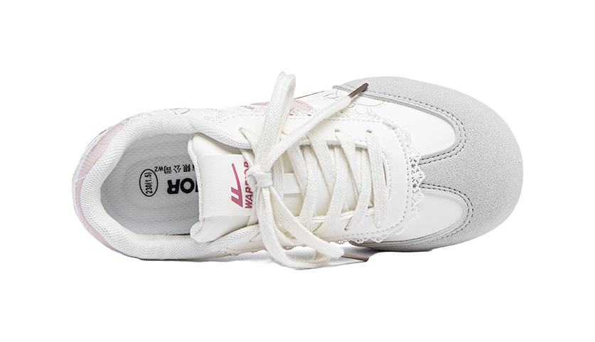 Warrior Slip Resistant, Breathable, Lightweight Low top Casual Shoes Womens Beige Gray Pink 