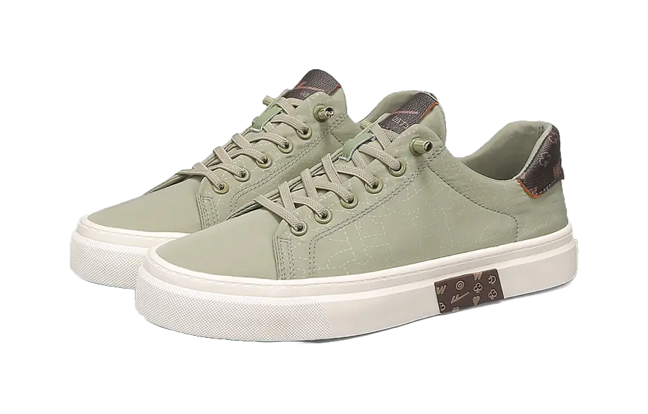 Warrior Slip Resistant, Lightweight, And Breathable Low top Skateboard Shoes Men's 