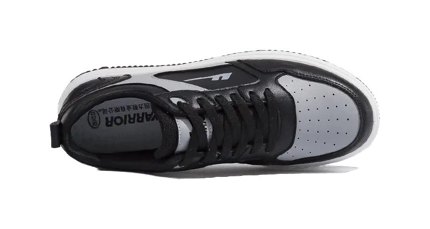 Warrior Sports Casual Wear-resistant And Lightweight Low-Top Skateboard Shoes Men's Black 