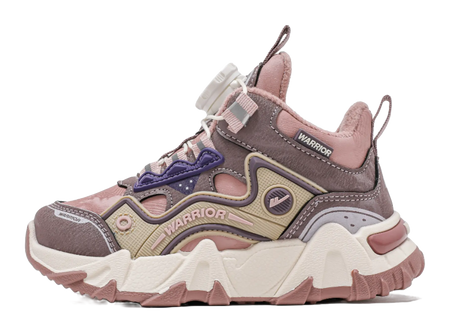 Warrior Synthetic Leather Slip Resistant Lightweight Cushioning Thermal Low top Kids Lifestyle Shoes Kids  vjsneaker.com