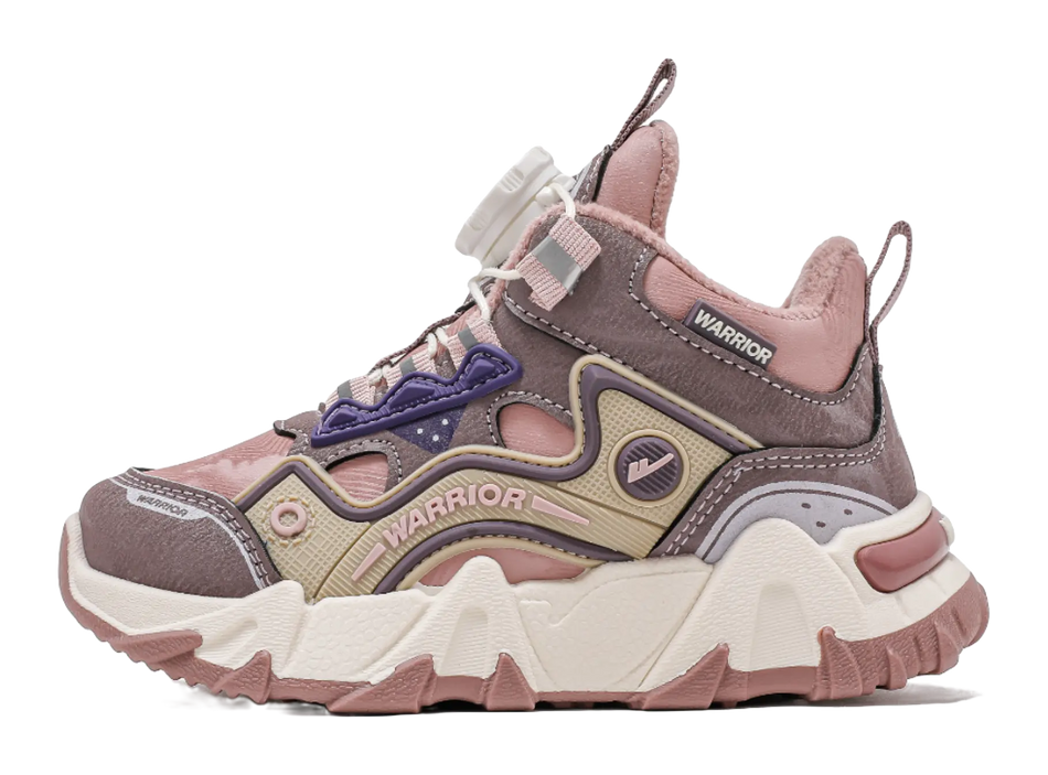 Warrior Synthetic Leather Slip Resistant Lightweight Cushioning Thermal Low top Kids Lifestyle Shoes Kids  vjsneaker.com