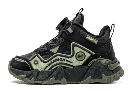 Warrior Synthetic Leather Slip Resistant Lightweight Cushioning Thermal Low top Kids Lifestyle Shoes Kids  vjsneaker.com