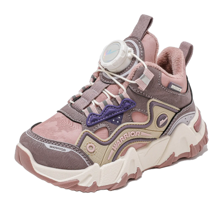 Warrior Synthetic Leather Slip Resistant Lightweight Cushioning Thermal Low top Kids Lifestyle Shoes Kids  vjsneaker.com