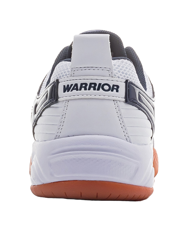 Warrior Unisex Low-Top Training Shoes - Rebound Fabric & Lightweight Design for Tennis Badminton Blue White 