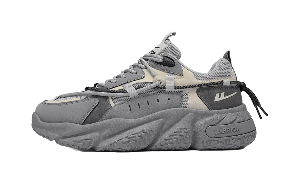 Warrior Warrior Anti-Slip Wear-Resistant Breathable Lightweight Height Increasing Warm Low-Top Chunky Sneakers Unisex  VJSNEAKER