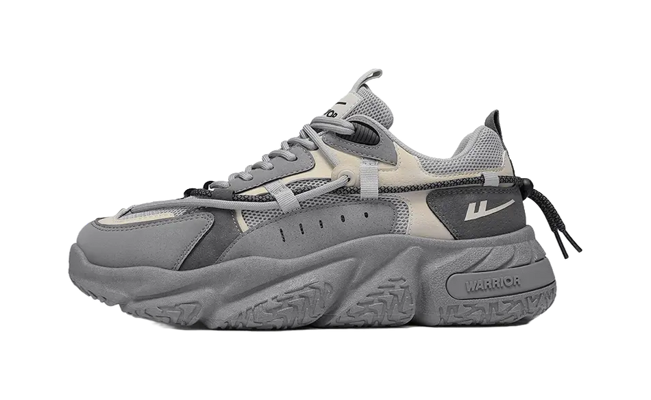 Warrior Warrior Anti-Slip Wear-Resistant Breathable Lightweight Height Increasing Warm Low-Top Chunky Sneakers Unisex  VJSNEAKER