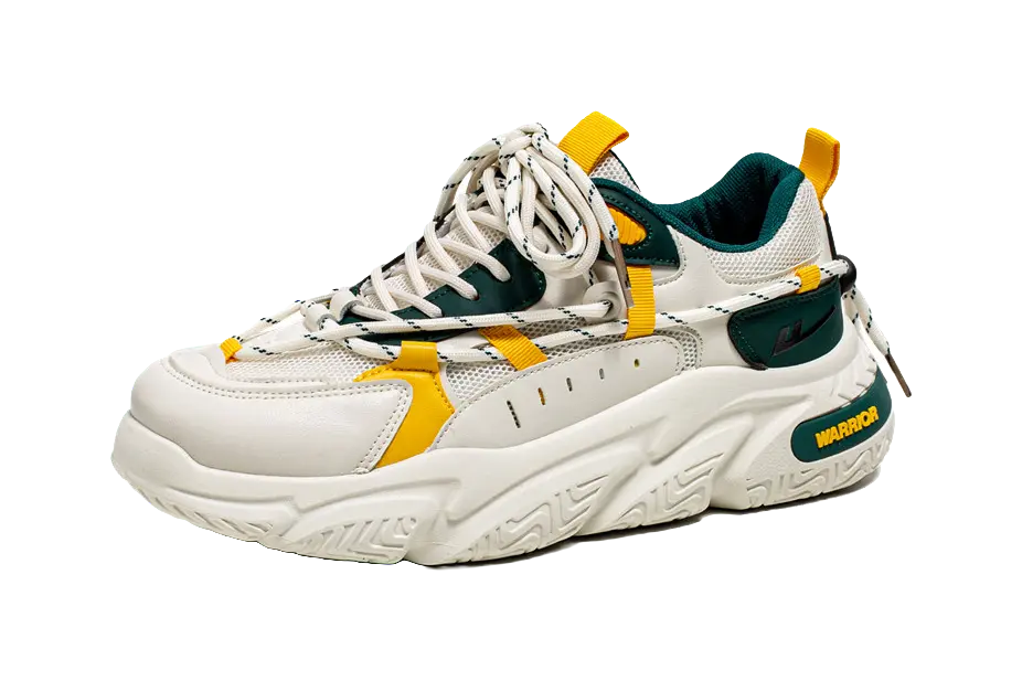 Warrior Warrior Anti-Slip Wear-Resistant Breathable Lightweight Height Increasing Warm Low-Top Chunky Sneakers Unisex  VJSNEAKER