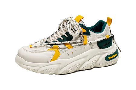 Warrior Warrior Anti-Slip Wear-Resistant Breathable Lightweight Height Increasing Warm Low-Top Chunky Sneakers Unisex  VJSNEAKER