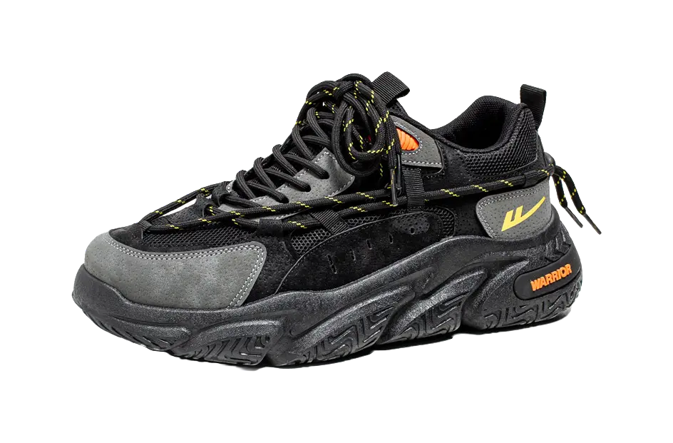 Warrior Warrior Anti-Slip Wear-Resistant Breathable Lightweight Height Increasing Warm Low-Top Chunky Sneakers Unisex  VJSNEAKER