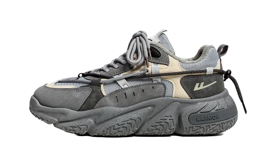Warrior Warrior Anti-Slip Wear-Resistant Breathable Lightweight Height Increasing Warm Low-Top Chunky Sneakers Unisex  VJSNEAKER