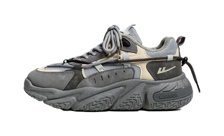 Warrior Warrior Anti-Slip Wear-Resistant Breathable Lightweight Height Increasing Warm Low-Top Chunky Sneakers Unisex  VJSNEAKER