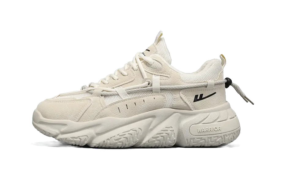 Warrior Warrior Anti-Slip Wear-Resistant Breathable Lightweight Height Increasing Warm Low-Top Chunky Sneakers Unisex  VJSNEAKER