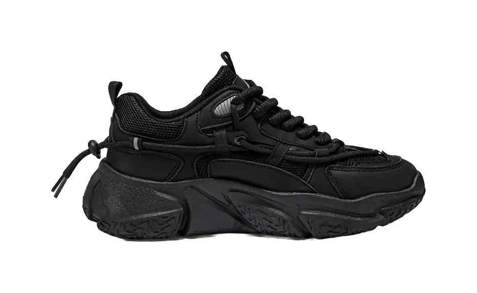 Warrior Warrior Anti-Slip Wear-Resistant Breathable Lightweight Height Increasing Warm Low-Top Chunky Sneakers Unisex  VJSNEAKER