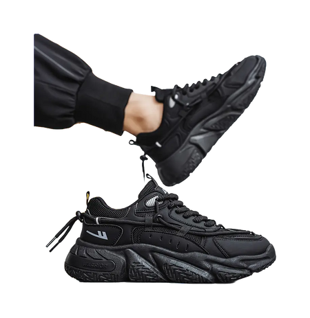 Warrior Warrior Anti-Slip Wear-Resistant Breathable Lightweight Height Increasing Warm Low-Top Chunky Sneakers Unisex  VJSNEAKER