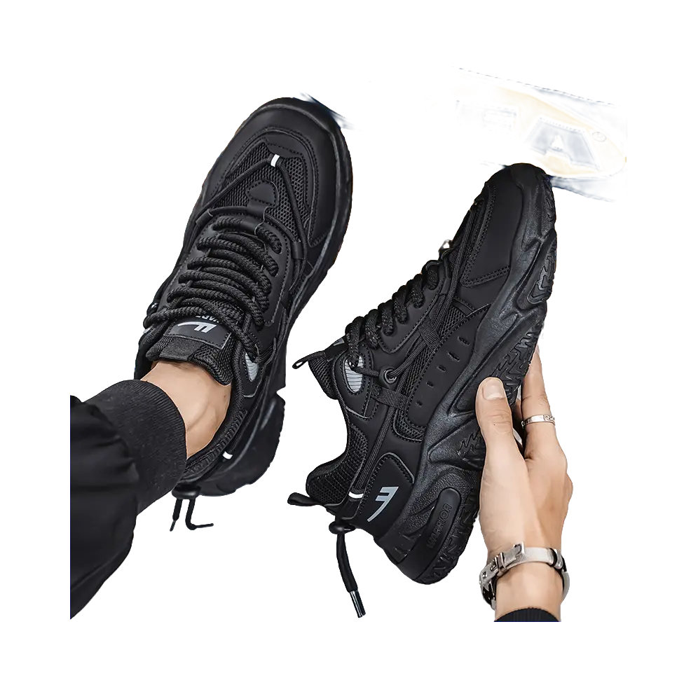 Warrior Warrior Anti-Slip Wear-Resistant Breathable Lightweight Height Increasing Warm Low-Top Chunky Sneakers Unisex  VJSNEAKER