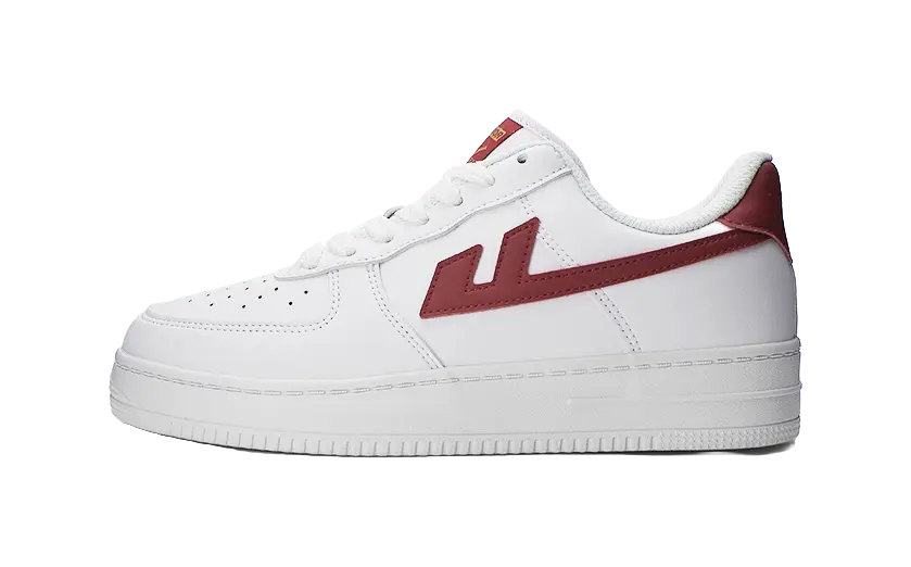 Warrior White Sneakers Slip Resistant, Abrasion Resistant, Lightweight, Breathable Low top Skateboard Shoes Unisex 