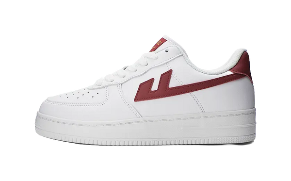 Warrior White Sneakers Slip Resistant, Abrasion Resistant, Lightweight, Breathable Low top Skateboard Shoes Unisex 