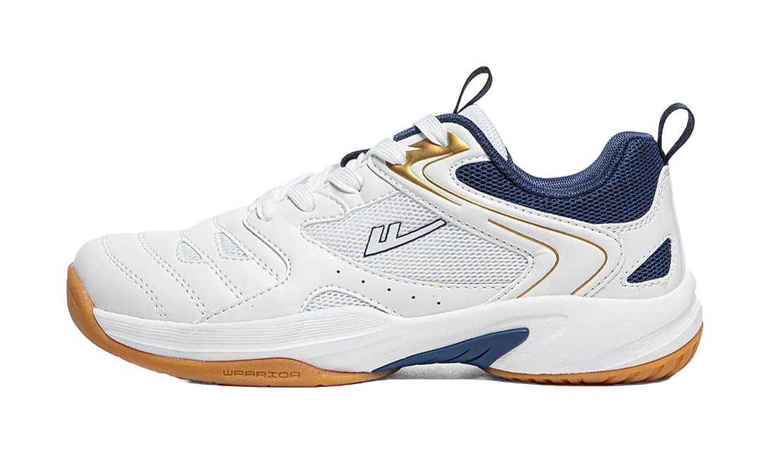 Warrior Wing Series Anti-Slip Wear-Resistant Breathable Lightweight Low-Top Training Shoes Unisex White Dark Blue 