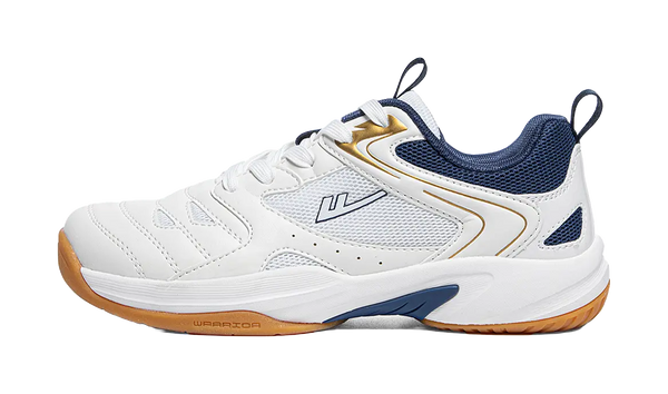 Warrior Wing Series Anti-Slip Wear-Resistant Breathable Lightweight Low-Top Training Shoes Unisex White Dark Blue 