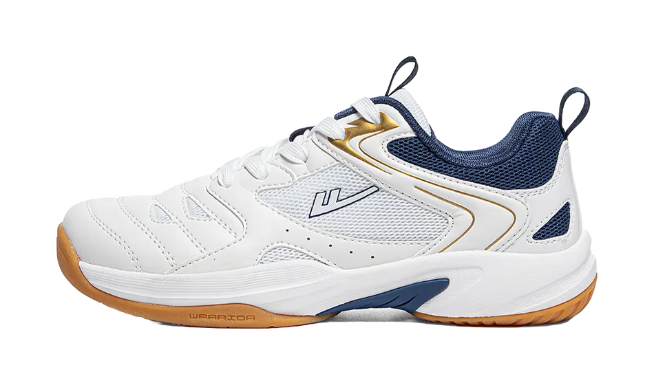 Warrior Wing Series Anti-Slip Wear-Resistant Breathable Lightweight Low-Top Training Shoes Unisex White Dark Blue 