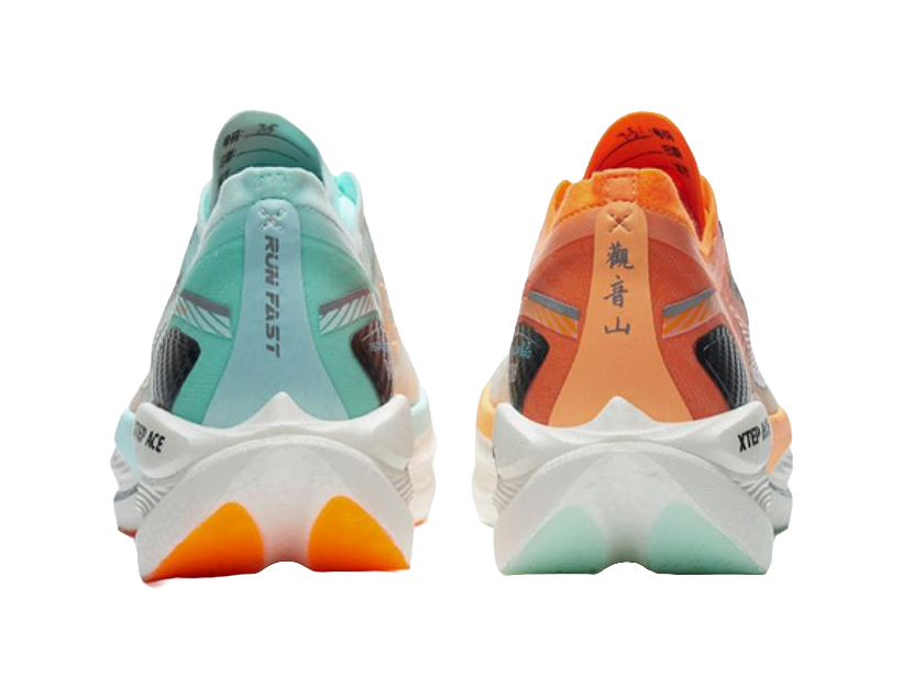 XTEP 160X 3.0 Pro Cushioning Anti-Slip Wear-Resistant Breathability Low-Top Running Shoes Men's Serene Blue/New White 