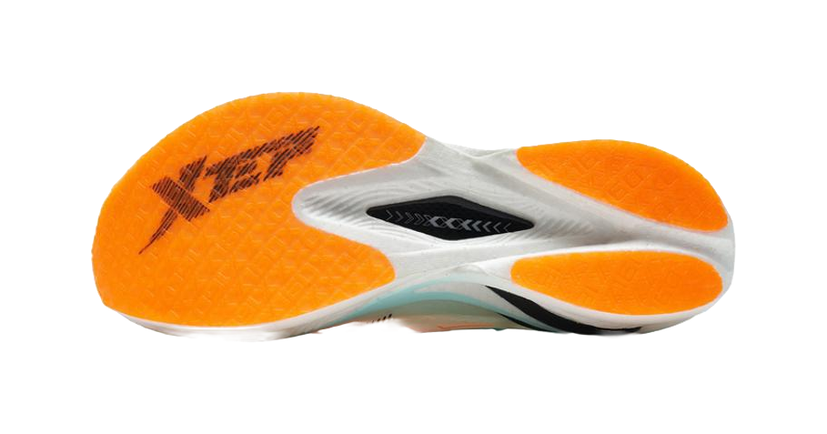 XTEP 160X 3.0 Pro Cushioning Anti-Slip Wear-Resistant Breathability Low-Top Running Shoes Men's Serene Blue/New White 