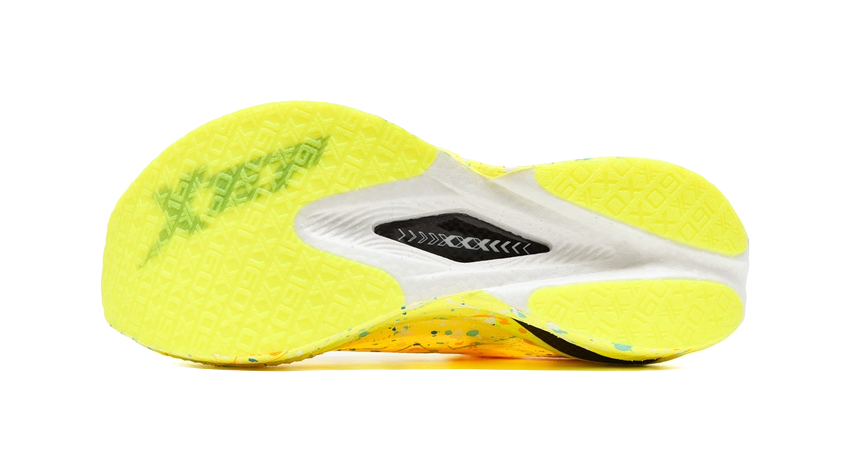 XTEP 160X 3.5PRO Running Shoes Men's Low top Fluorescent Bright Yellow, Teal 