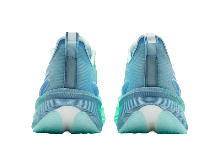 XTEP 2000km 3.0 Running Shoes Men's Low top Misty Blue, Moon Blue, Fluorescent Light Turquoise 