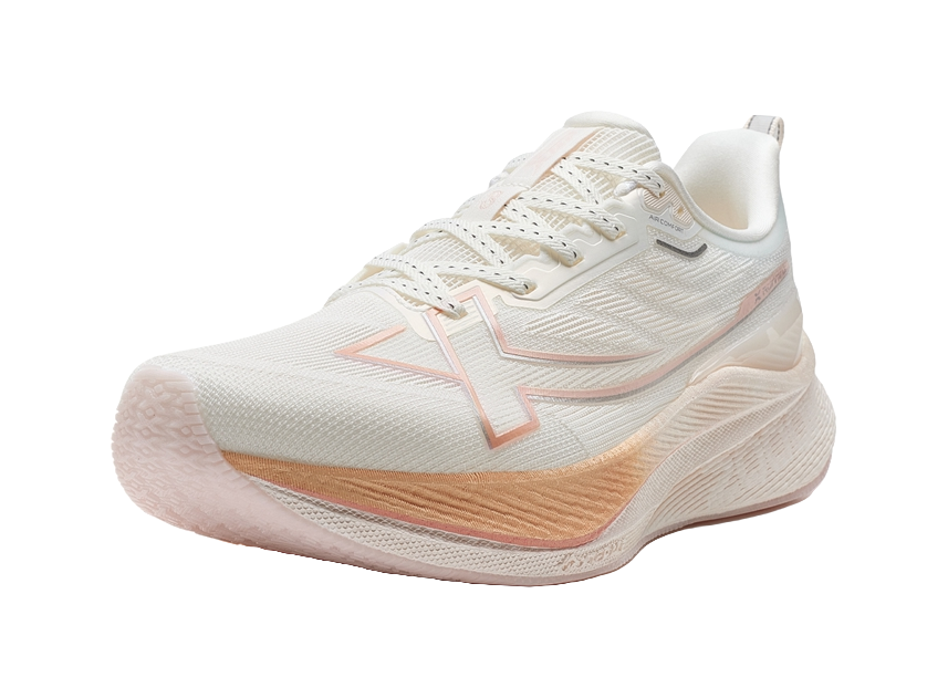 XTEP 2000km 3.0 Running Shoes Women's Low top Sail White/Pure Pink/Cherry Blossom Pink 