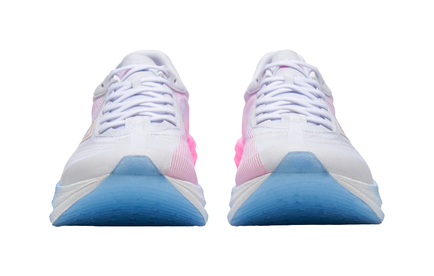 XTEP 260X 1.0 Running Shoes Men's Low top Sail White/Fluorescent Cherry Blossom Pink 