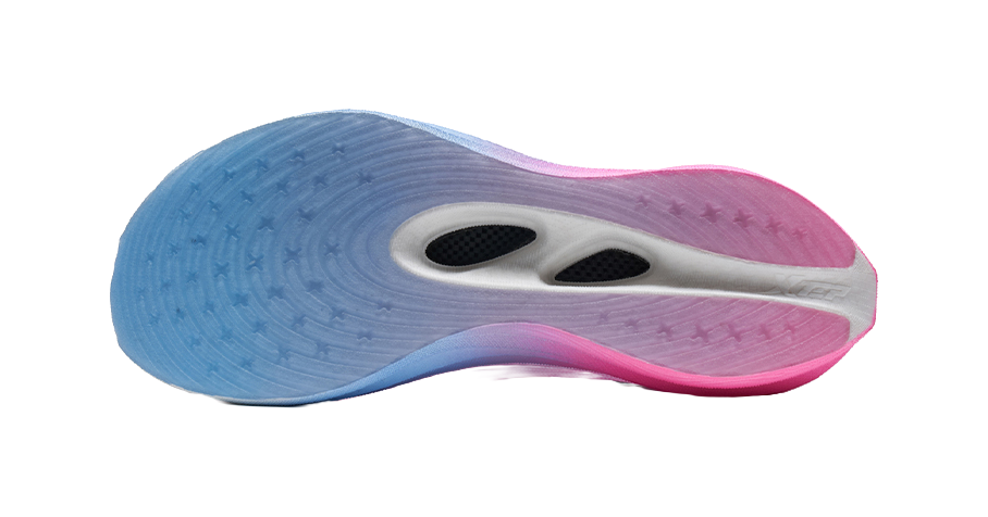 XTEP 260X 1.0 Running Shoes Men's Low top Sail White/Fluorescent Cherry Blossom Pink 