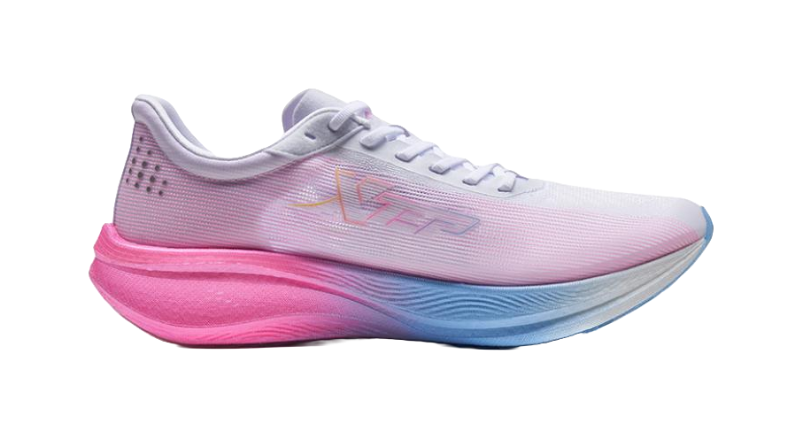 XTEP 260X 1.0 Running Shoes Men's Low top Sail White/Fluorescent Cherry Blossom Pink 