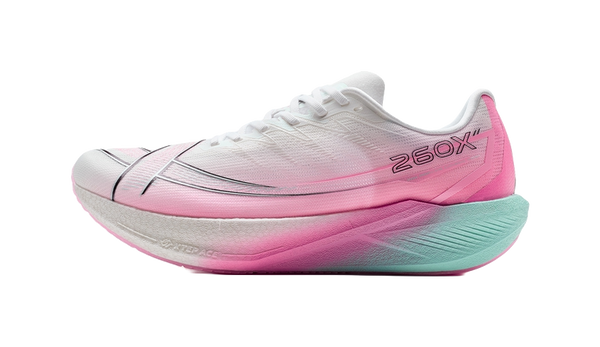 XTEP 260X 2.0 Running Shoes Men's Low top Classic White/Fluorescent Digital Pink 