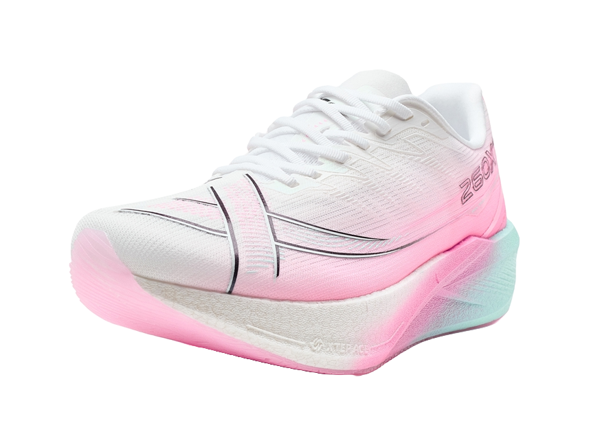 XTEP 260X 2.0 Running Shoes Men's Low top Classic White/Fluorescent Digital Pink 