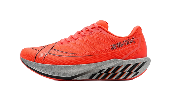 XTEP 260X 2.0 Running Shoes Men's Low top Super Orange Black 