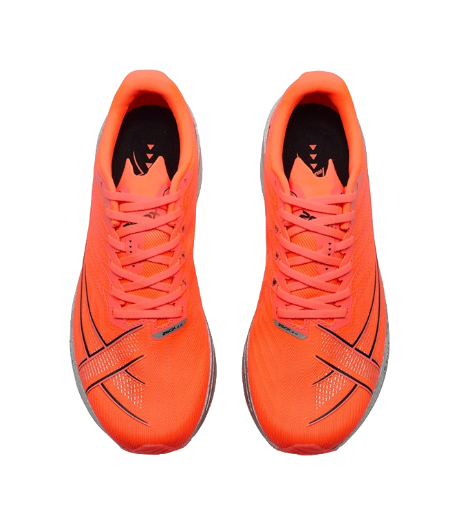 XTEP 260X 2.0 Running Shoes Men's Low top Super Orange Black 