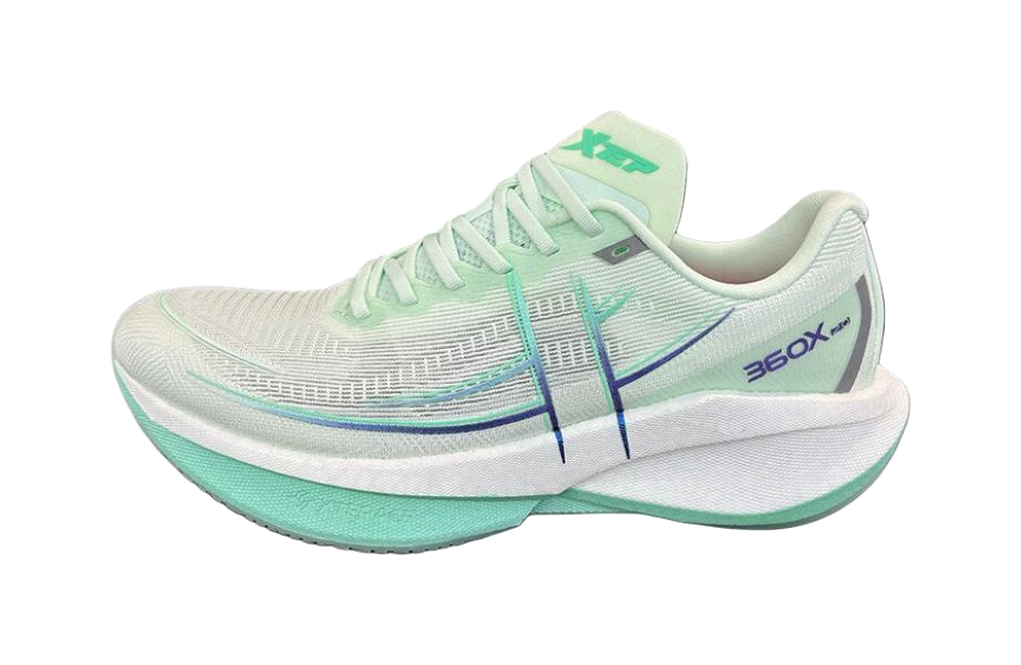 XTEP 360X 2.0 Anti Slip Wear Resistant Low Top Training Running Shoes Men's Green 