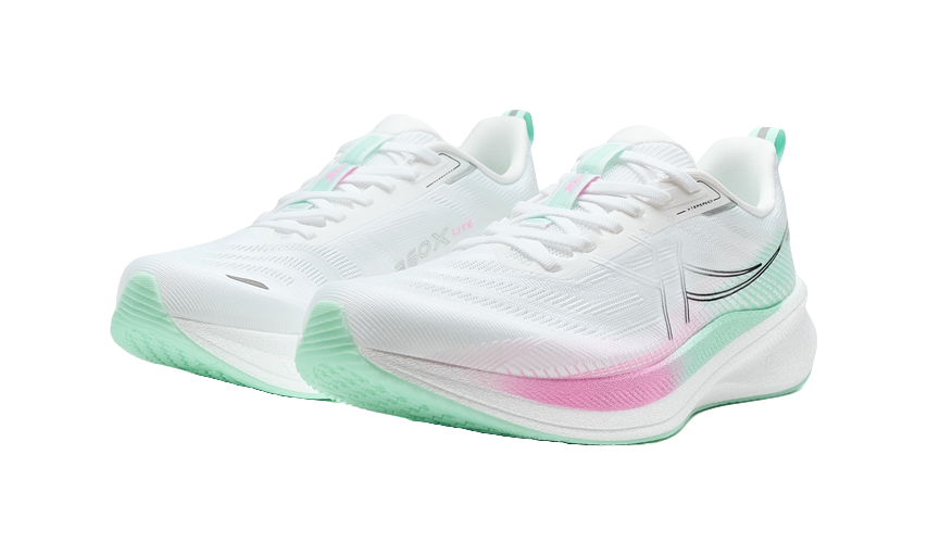 XTEP 360X 2.0 LITE Running Shoes Men's Low top White Pink Green 