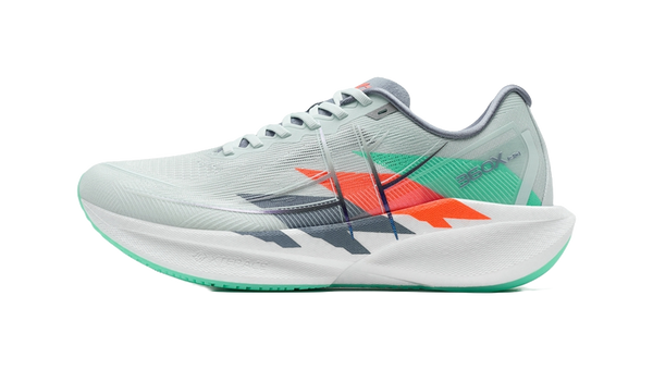 XTEP 360X 2.0 Running Shoes Men's Low top Moonstone Blue, Super Orange, Pure Teal 