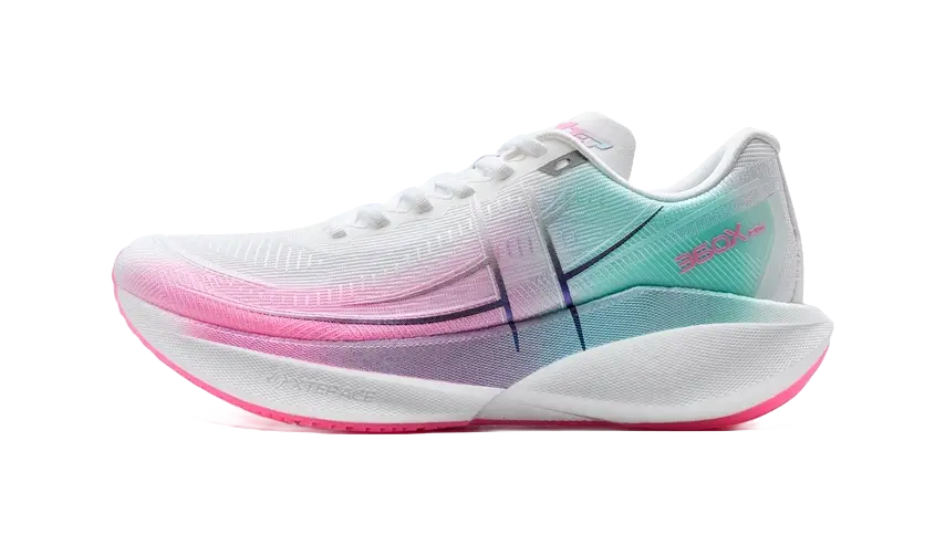 XTEP 360X 2.0 Running Shoes Mens Low top Classic White/Fluorescent Digital Pink/Sky Teal  vjsneaker.com