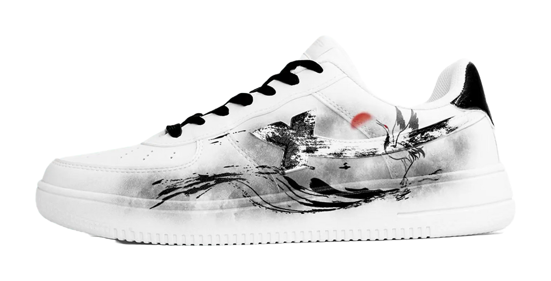 XTEP Air Force One Coverage Abrasion Resistant Low top Skateboard Shoes Men's White 