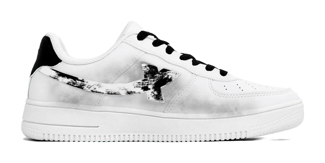 XTEP Air Force One Coverage Abrasion Resistant Low top Skateboard Shoes Men's White 