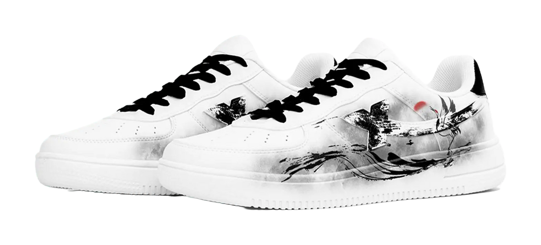 XTEP Air Force One Coverage Abrasion Resistant Low top Skateboard Shoes Men's White 