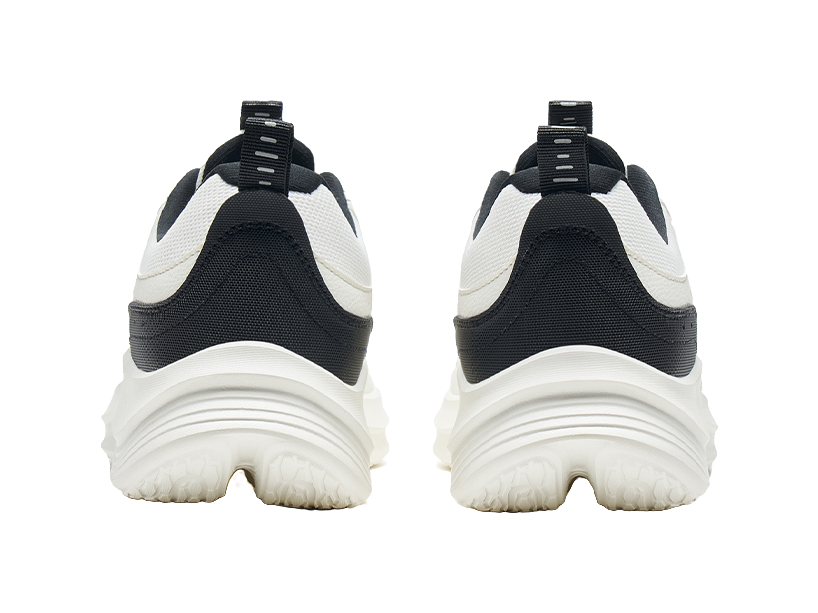 XTEP Anti-Slip Wear-Resistant Low-Top Running Shoes Men's White Black 