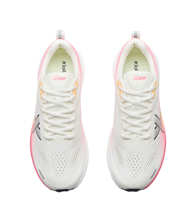 XTEP Anti-Slip Wear-Resistant Low-Top Training Running Shoes Men's White Green 